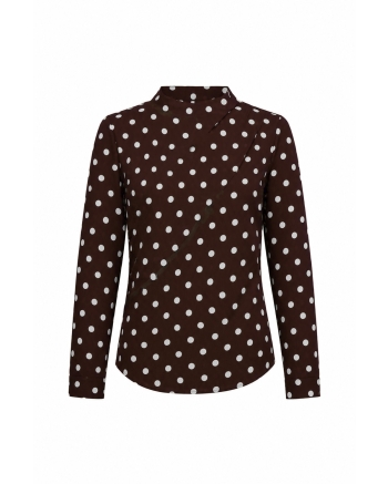 Studio Anneloes Marleen top 8717 espresso/ecru