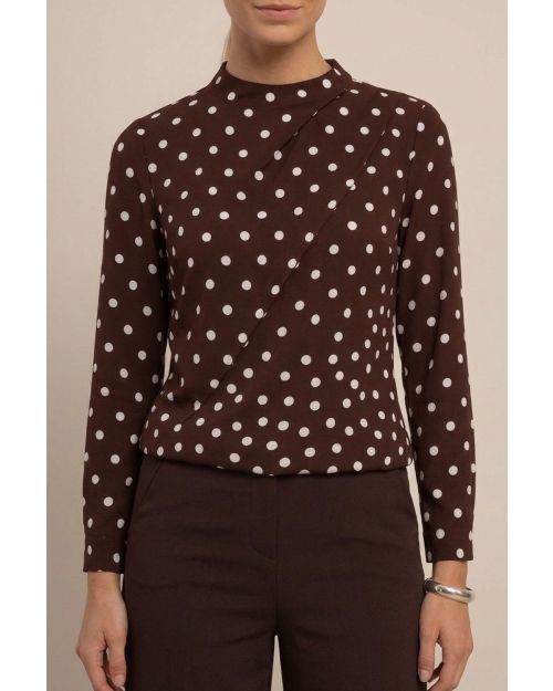 Studio Anneloes Marleen top 8717 espresso/ecru