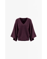 AIMEE THE LABEL burgundy melange burgundy melange