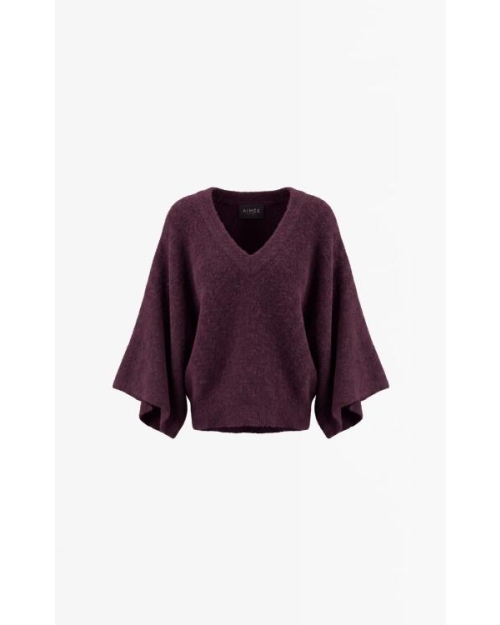 AIMEE THE LABEL burgundy melange burgundy melange