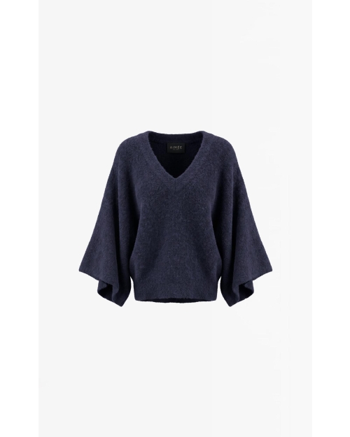 AIMEE THE LABEL marine/ black melang marine/ black melange