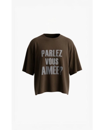 Aímée the Label brown , off-white le brown , off-white letters