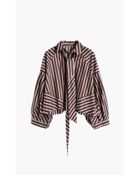 AIMEE THE LABEL burgundy stripe burgundy stripe