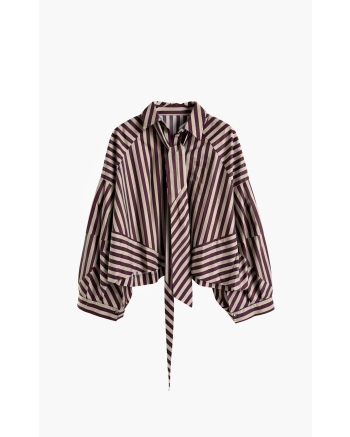 Aímée the Label burgundy stripe burgundy stripe
