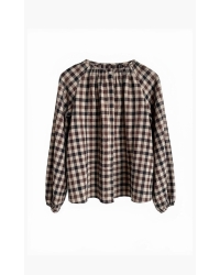 AIMEE THE LABEL brown/black/sand che brown/black/sand check