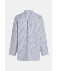 Penn&Ink Blouse 54s blue stripe