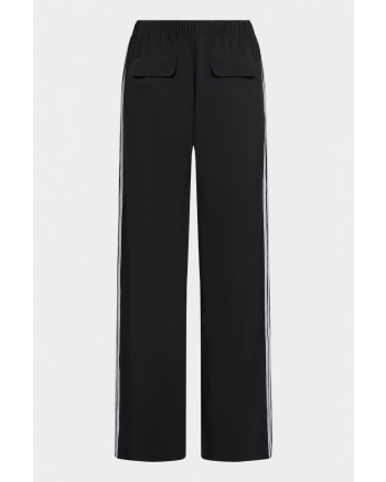 Penn & Ink Trousers stripe 82/05 antra-ecru