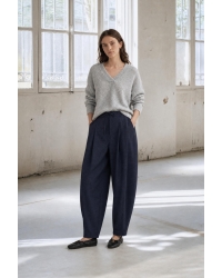 Jane Lushka V-neck melange pullover #201