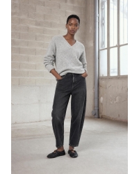 Jane Lushka V-neck melange pullover #201