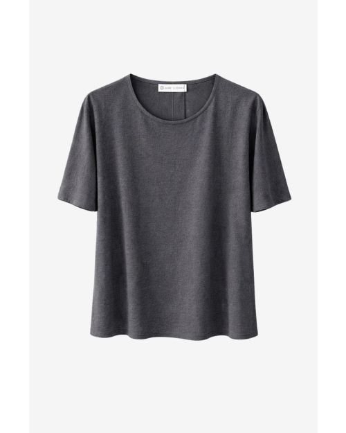 Jane Lushka Uriele light flannel top Dark Grey #93 
