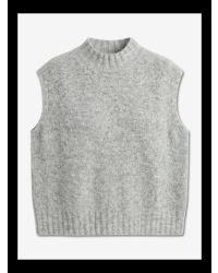 Jane Lushka Abigail alpaca vest Grey 1822 