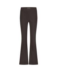 Studio Anneloes Flair bonded trousers 8700 Espresso