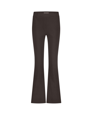 Studio Anneloes Flair bonded trousers 8700 Espresso