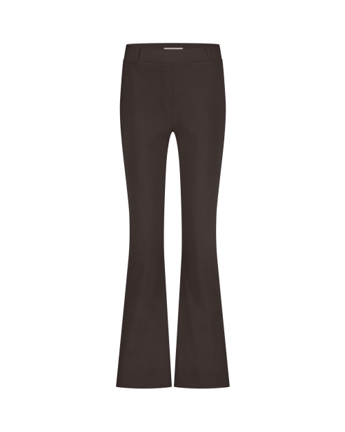 Studio Anneloes Flair bonded trousers 8700 Espresso