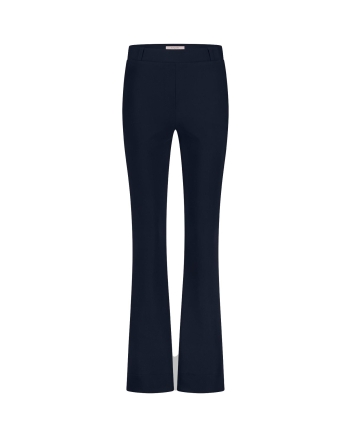 Studio Anneloes Flair bonded trousers 6900 Dark Blue