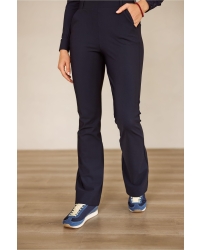 Studio Anneloes Flair bonded trousers 6900 Dark Blue