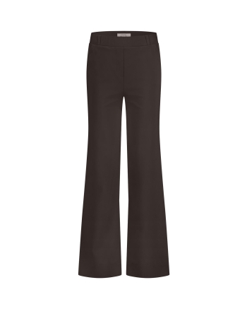 Studio Anneloes Lexie bonded trousers 8700 Espresso