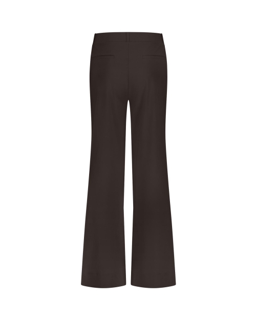 Studio Anneloes Lexie bonded trousers 8700 Espresso
