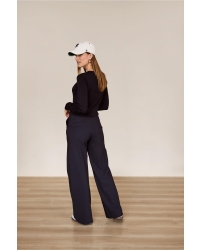 Studio Anneloes Lexie bonded trousers 9000 Zwart 
