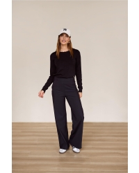 Studio Anneloes Lexie bonded trousers 9000 Zwart 