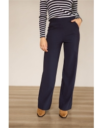 Studio Anneloes Lexie bonded trousers 6900 Dark Blue