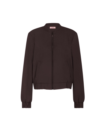 Studio Anneloes Benja bomber jacket 8700 Espresso
