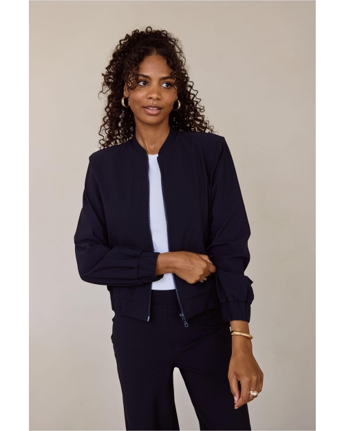 Studio Anneloes Benja bomber jacket 6900 Dark Blue
