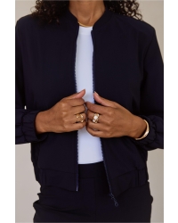 Studio Anneloes Benja bomber jacket 6900 Dark Blue