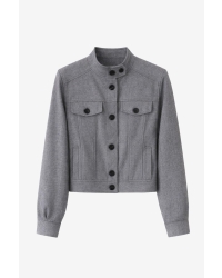 Jane Lushka Ophelia viscose blend short jacket Grey