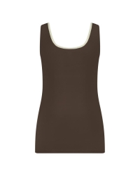 NUKUS Juba Singlet 262 293 Dark Choco