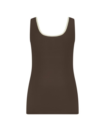 NUKUS Juba Singlet 262 293 Dark Choco