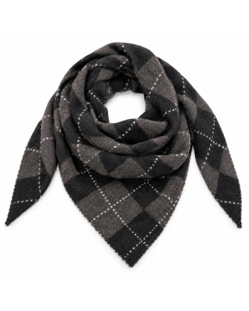 Ornella Shawl ruit driehoek Bruin