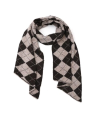 Ornella Shawl ruit driehoek zwart