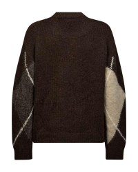 Freequent 211714 FQGRSLULU-PULLOVER Oyster Grey Mel w. Iris Mel