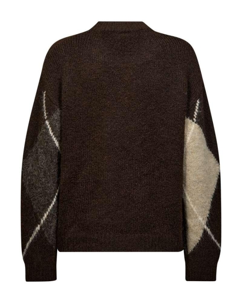 Freequent 211714 FQGRSLULU-PULLOVER Oyster Grey Mel w. Iris Mel