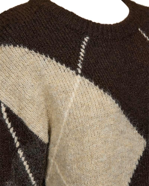 Freequent 211714 FQGRSLULU-PULLOVER Oyster Grey Mel w. Iris Mel