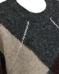 Freequent 211714 FQGRSLULU-PULLOVER Dark Grey Ml w. Oyster Grey Ml