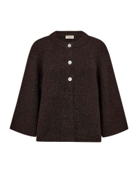 Freequent 211646 FQGRSLULU-CARDIGAN Mole Melange