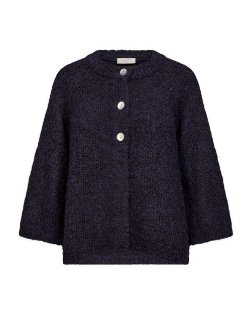 Freequent 211646 FQGRSLULU-CARDIGAN Nightshade Melange