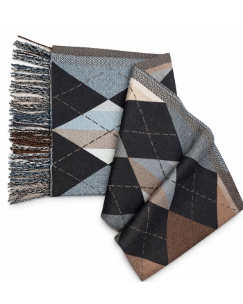 Ornella Shawl ruit rechthoek Bruin