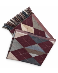 Ornella Shawl ruit rechthoek rood
