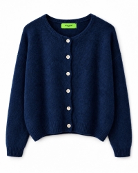 Beauregard Petite chic vest Marine