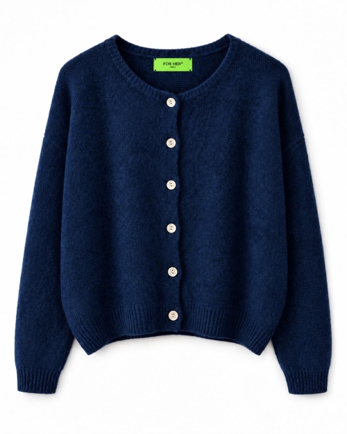 Beauregard Petite chic vest Marine