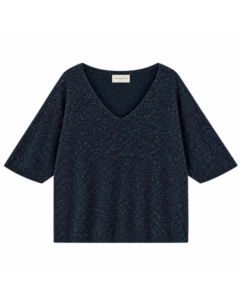 Beauregard Everyday Sparkle top Blu