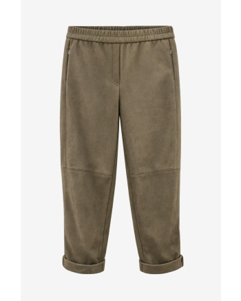 Jane Lushka Danny skuba velvet pants Army