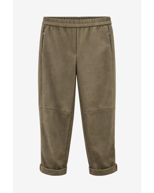 Jane Lushka Danny skuba velvet pants Army
