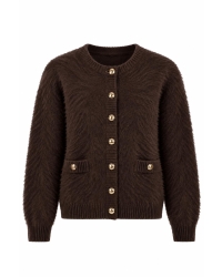 Boohtiek Vest Fluffy Brown