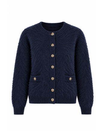 Boohtiek Vest Fluffy Navy