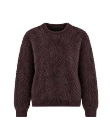 Boohtiek Trui SS Fluffy Brown