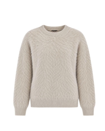 Boohtiek Trui SS Fluffy Creme
